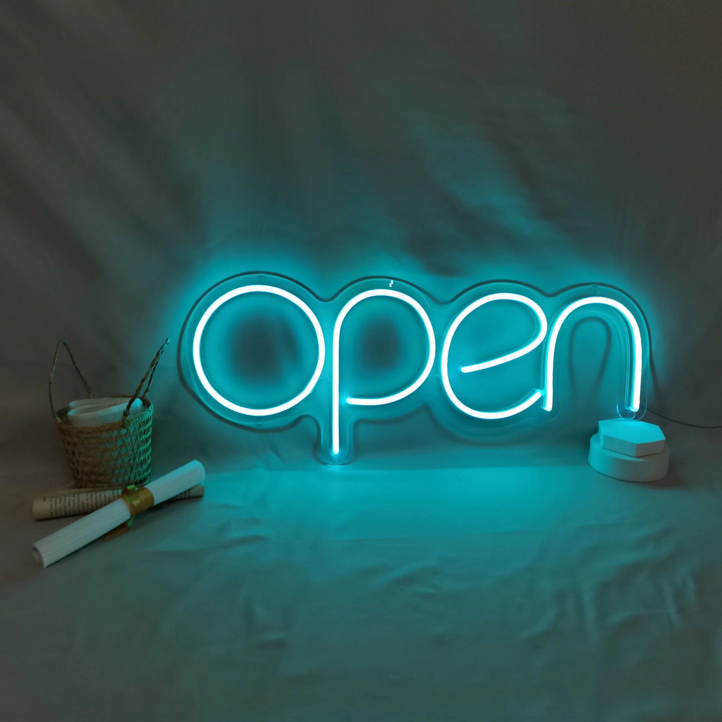 Open Neon Sign - Style 1