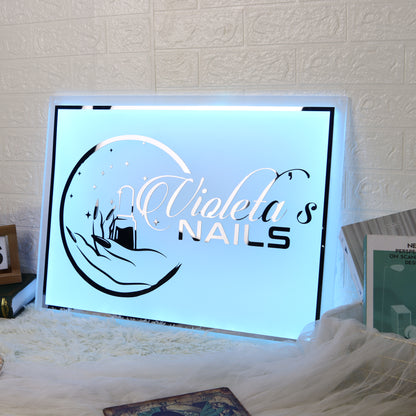 Custom Your Design Acrylic Backlit Sign (Round / Square / Special Shape Available)