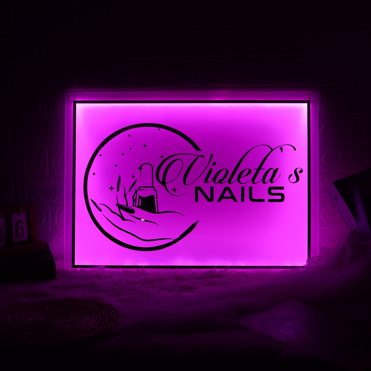 Custom Your Design Acrylic Backlit Sign (Round / Square / Special Shape Available)