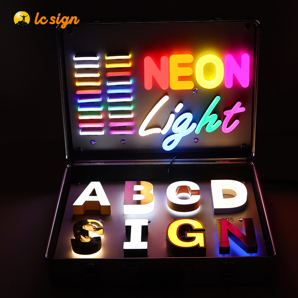 Sample Kit of Illuminated LED Signs and Neon Signs – LC SIGN SHOP