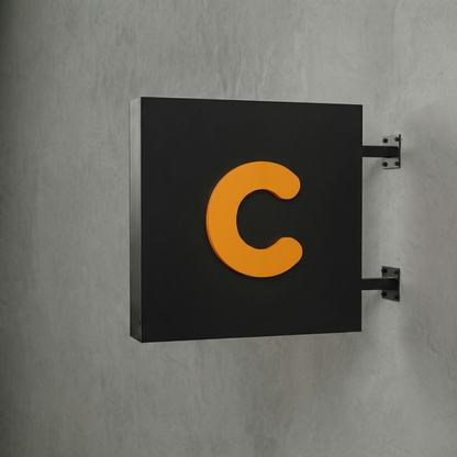LC-2LS05 · Double-sided LED Push-through Lightbox Signs