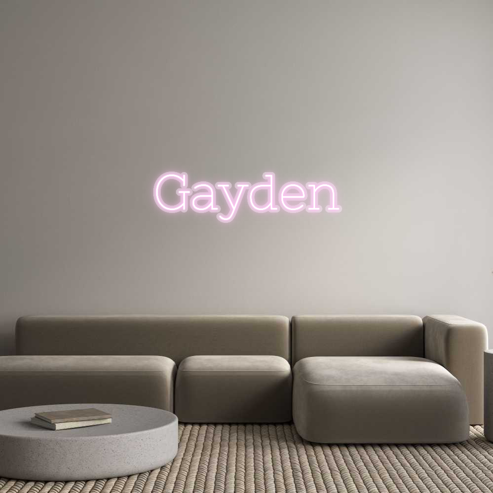 Custom Neon: Gayden