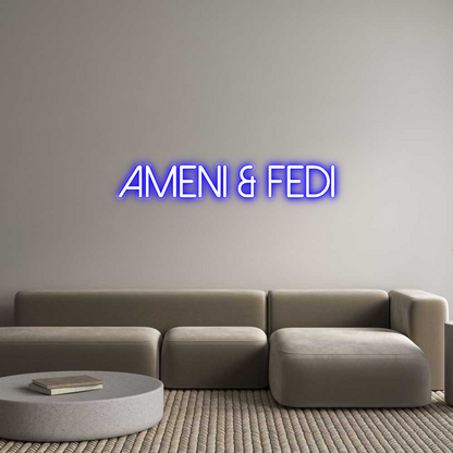 Custom Neon: Ameni & Fedi