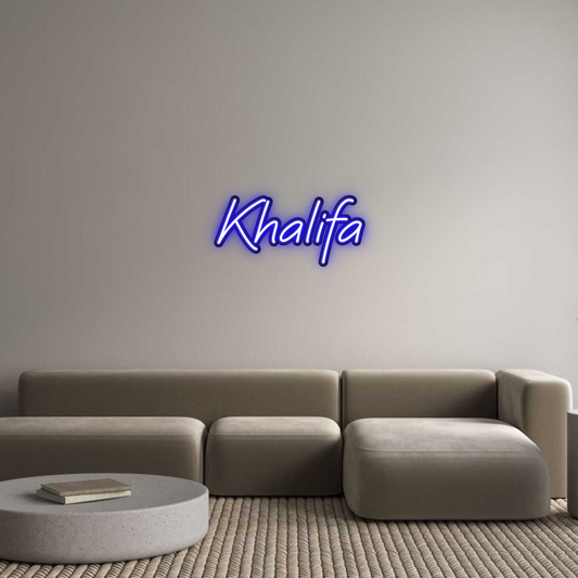 Custom Neon: Khalifa