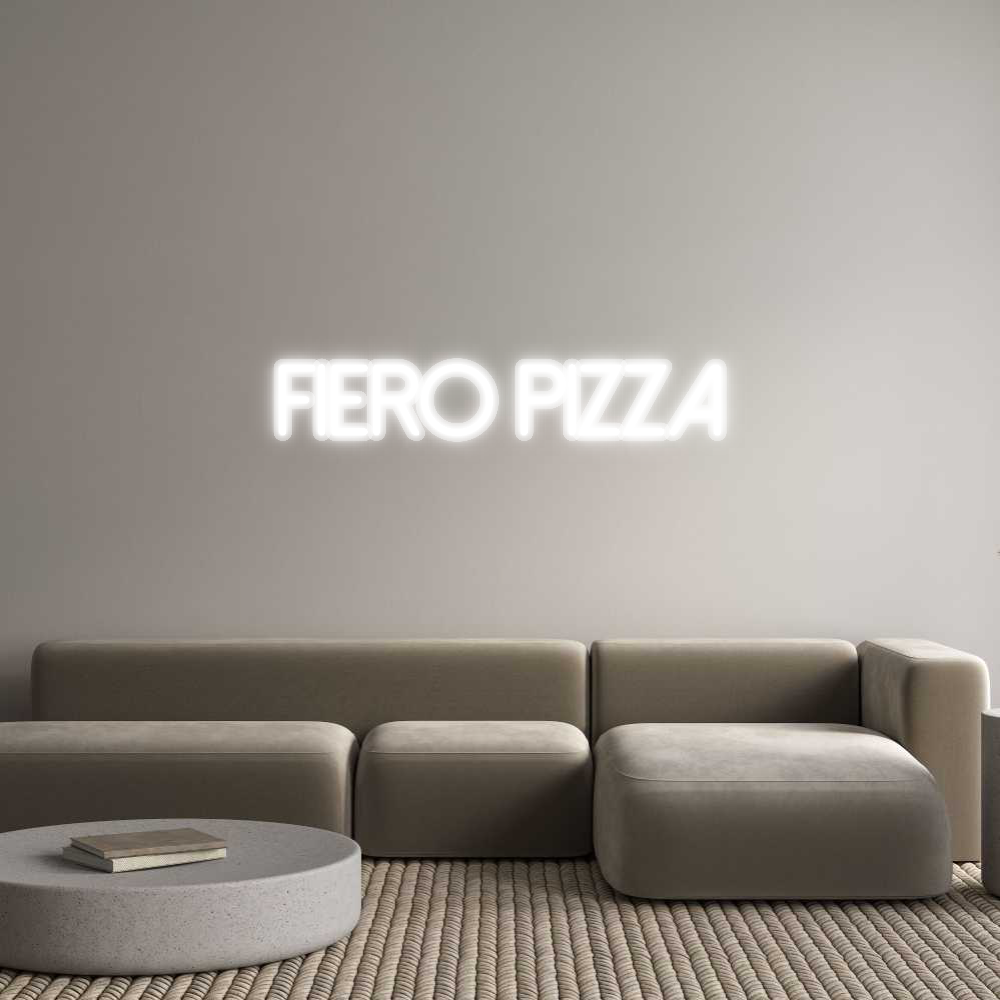 Custom Neon: Fiero Pizza