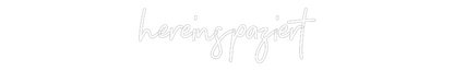 Custom Neon: hereinspaziert