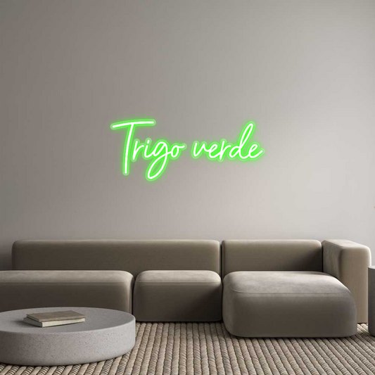 Custom Neon: Trigo verde