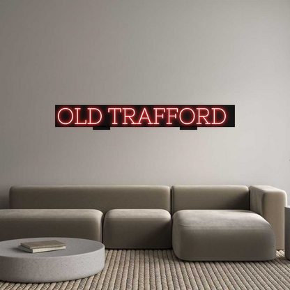 Custom Neon: OLD TRAFFORD
