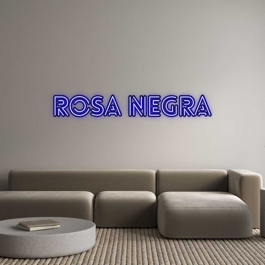 Custom Neon: Rosa Negra