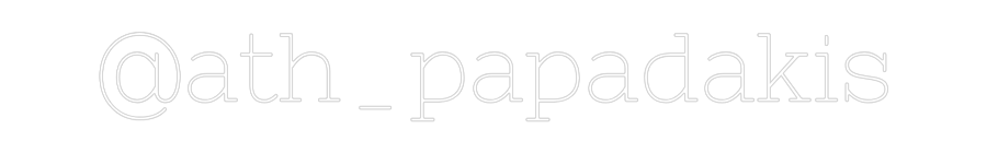Custom Neon: @ath_papadakis