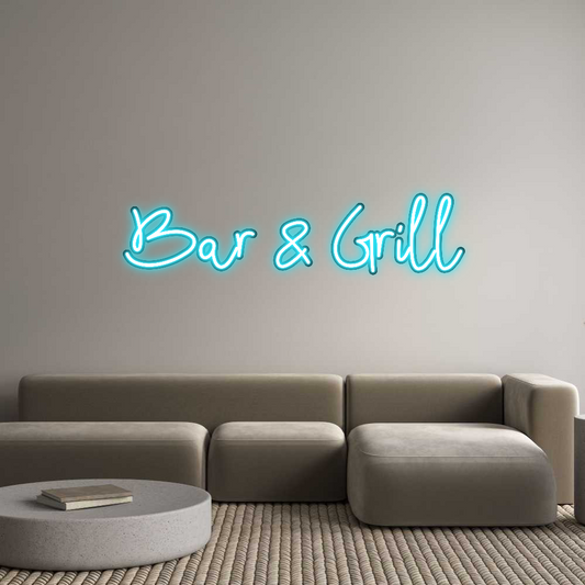 Custom Neon: Bar & Grill