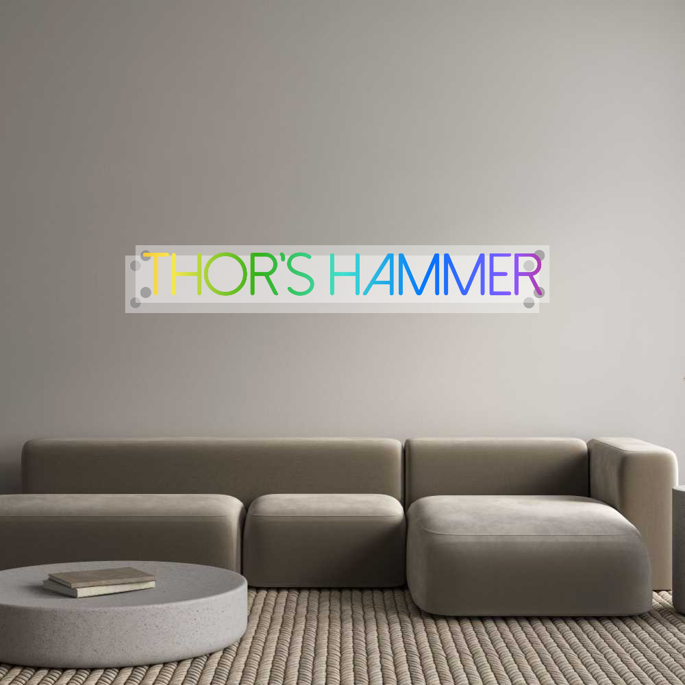 Custom Neon: Thor's Hammer