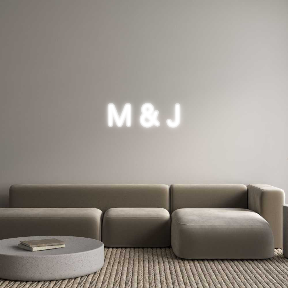 Custom Neon: M & J