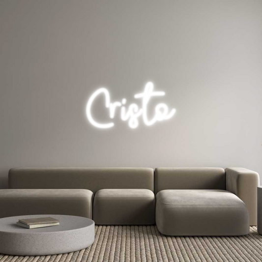 Custom Neon: Cristo