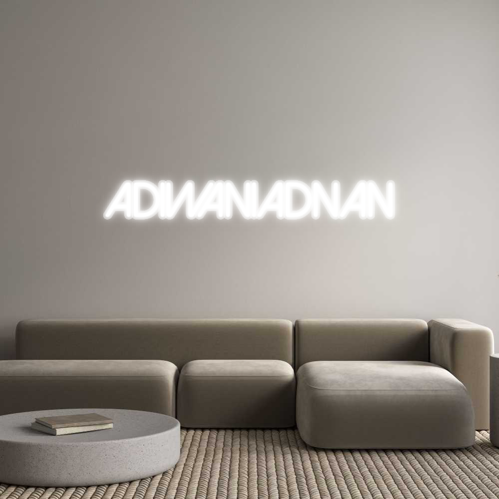 Custom Neon: adiwaniadnan