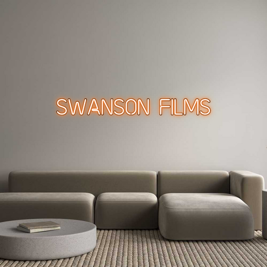 Custom Neon: SWANSON FILMS