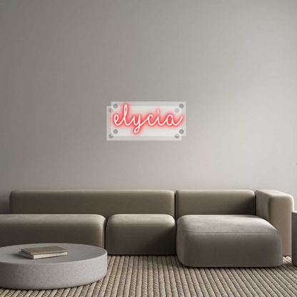 Custom Neon: elycia