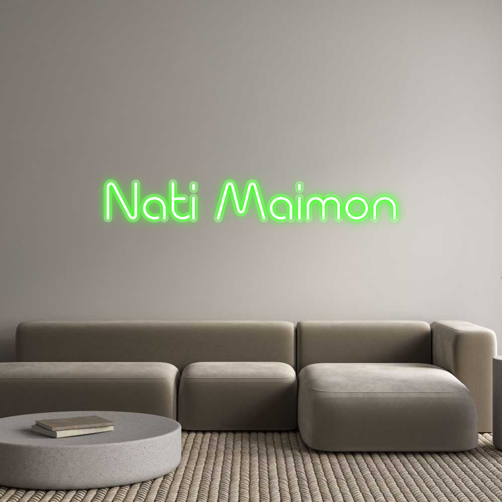 Custom Neon: Nati Maimon