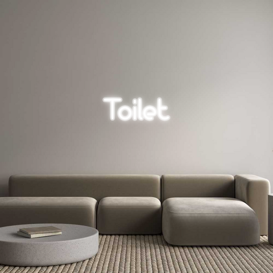 Custom Neon: Toilet