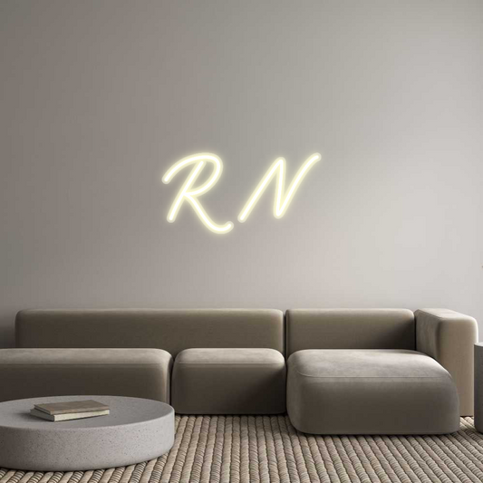 Custom Neon: R N