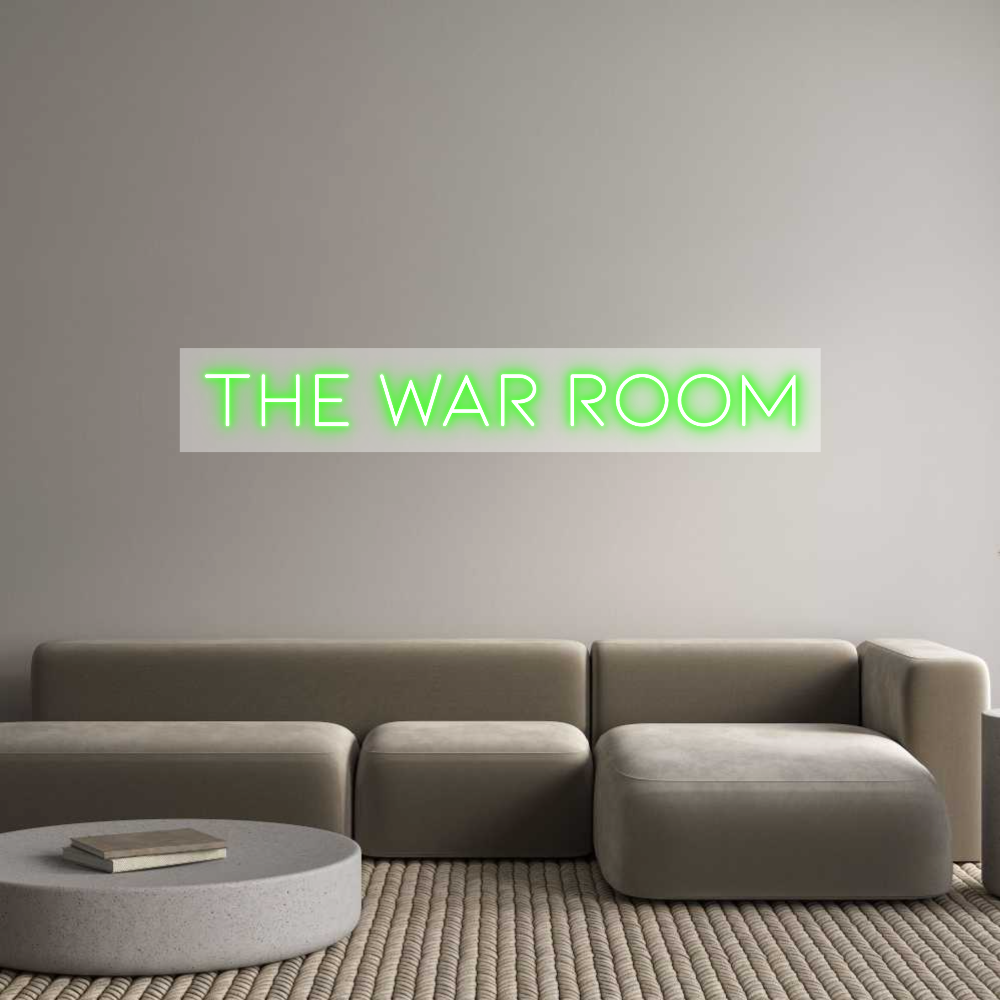 Custom Neon: The WAR room