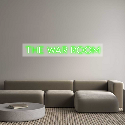 Custom Neon: The WAR room
