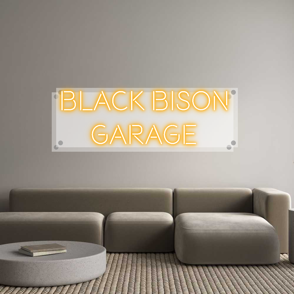 Custom Neon: Black Bison 
...