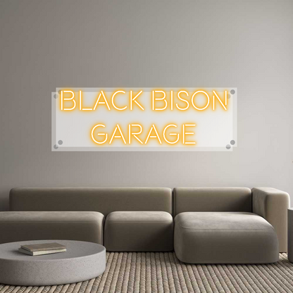 Custom Neon: Black Bison 
...