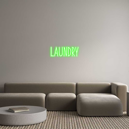 Custom Neon: LAUNDRY