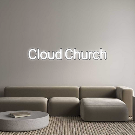 Custom Neon: Cloud Church