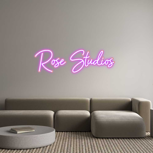 Custom Neon: Rose Studios