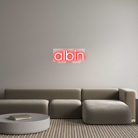 Custom Neon: albin