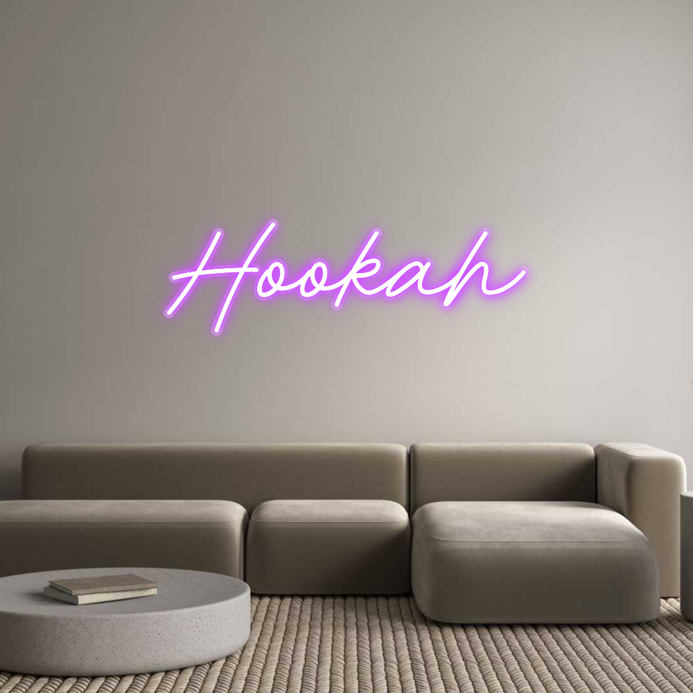 Custom Neon: Hookah