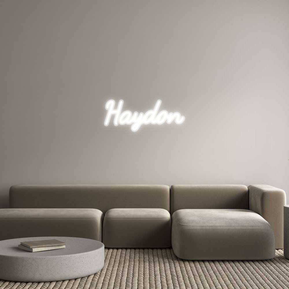 Custom Neon: Haydon