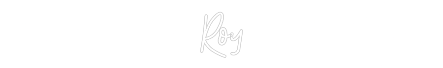 Custom Neon: Roy