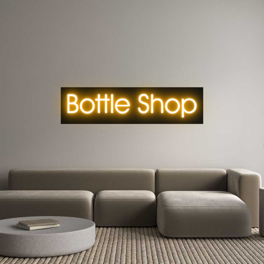 Custom Neon: Bottle Shop