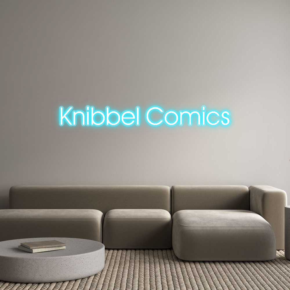 Custom Neon: Knibbel Comics