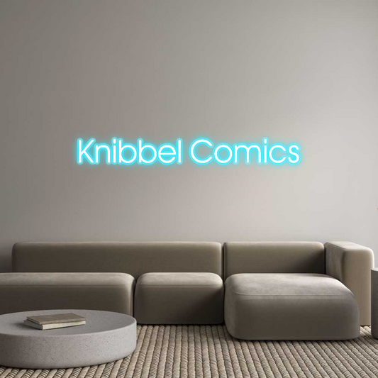 Custom Neon: Knibbel Comics