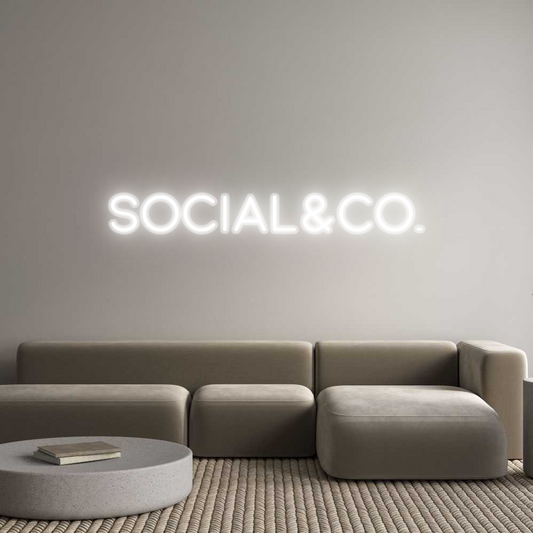 Custom Neon: Social&co.