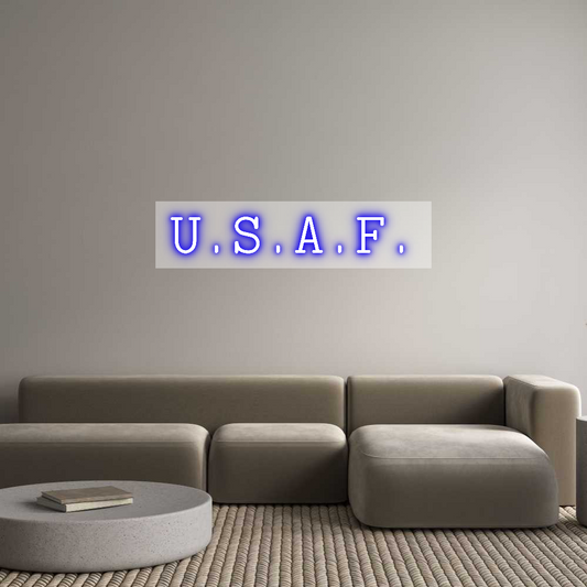 Custom Neon: U.S.A.F.