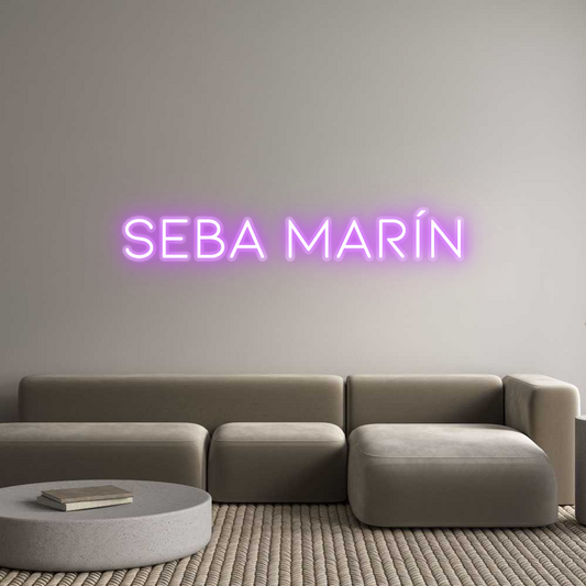 Custom Neon: Seba Marín