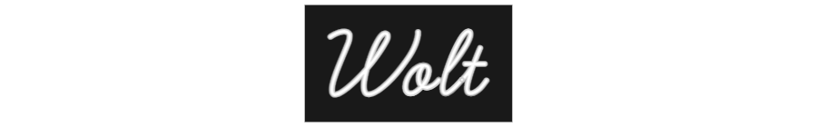 Custom Neon: Wolt