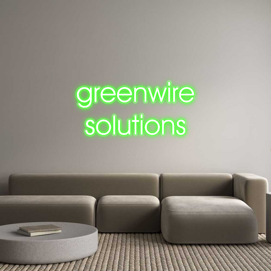 Custom Neon: greenwire
so...