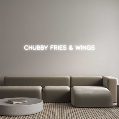 Custom Neon: Chubby Fries ...