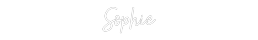 Custom Neon: Sophie