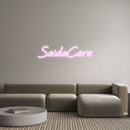 Custom Neon: SaidaCare