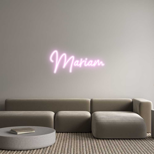 Custom Neon: Mariam