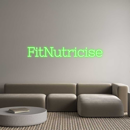 Custom Neon: FitNutricise