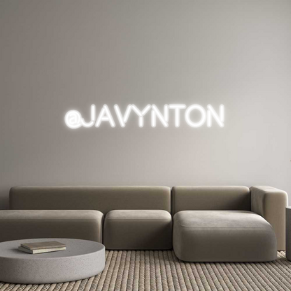Custom Neon: @Javynton
