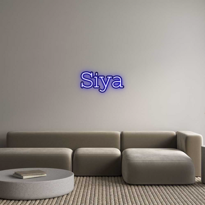 Custom Neon: Siya